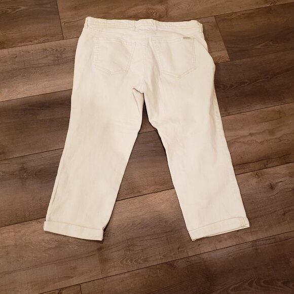 Eddie Bower Boyfriend Crop Jeans, Size:  16 - Picture 3 of 13